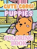 Cute Corgi Puppies Coloring Book