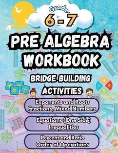 Summer Math Pre Algebra Workbook Grade 6-7 Bridge Building Activities - Bridge Building, Summer