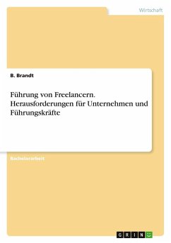 Cover Führung von Freelancern. Herausforderungen für Unternehmen und Führungskräfte