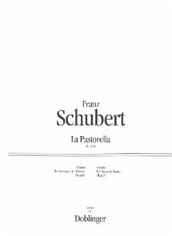 Cover La pastorella D528 Arietta für hohe Singstimme und Klavier