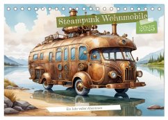 Steampunk Wohnmobile (Tischkalender 2025 DIN A5 quer), CALVENDO Monatskalender - Calvendo;Mythogalaxis