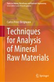 Techniques for Analysis of Mineral Raw Materials (eBook, PDF)