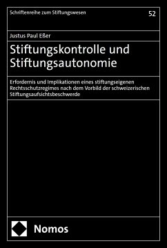 Stiftungskontrolle und Stiftungsautonomie (eBook, PDF) - Eßer, Justus Paul