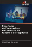 Importanza dell'innovazione nell'industria del turismo e dell'ospitalità