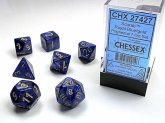 ScarabŽ Polyhedral Royal Blue/gold 7-Die Set