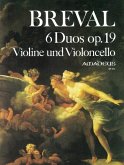 6 Duos op.19 für Violine und Violoncello Stimmen