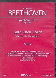 Finale der Sinfonie d-Moll Nr.9 op.125 - Chorstimme Alt Playalong-CD