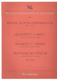 Quartett c-Moll op.16,2 für Flöte und Streichtrio Stimmen