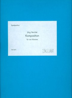 Cover Komposition für 4 Klaviere 4 Partituren