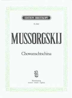 Cover Chowanschtschina Klavierauszug (russ/dt/en)