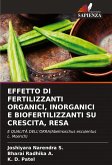 EFFETTO DI FERTILIZZANTI ORGANICI, INORGANICI E BIOFERTILIZZANTI SU CRESCITA, RESA