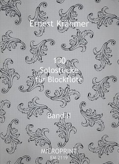 Cover 100 Solostücke op.31 Band 2 (Nr.62-100) für Sopranblockflöte