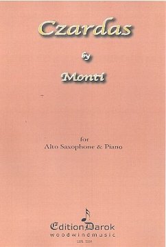 Cover Czardas for alto saxophone and piano