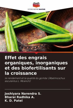 Effet des engrais organiques, inorganiques et des biofertilisants sur la croissance - Narendra S., Joshiyara;Radhika A., Bharai;Patel, K. D.