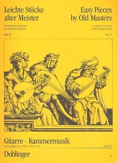 Cover Leichte Stücke alter Meister Band 2 für 3 Gitarren Spielpartitur