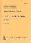 Largo und Rondo D-Dur für 2 Gitarren Partitur Largo und Rondo D-Dur für 2 Gitarren Partitur