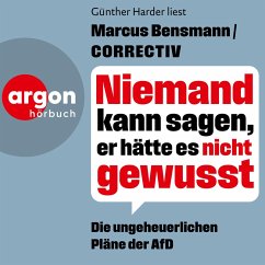 Niemand kann sagen, er hätte es nicht gewusst (MP3-Download) - CORRECTIV; Bensmann, Marcus