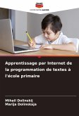 Apprentissage par Internet de la programmation de textes à l'école primaire