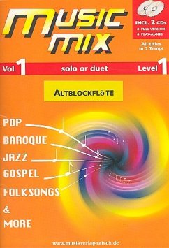 Music Mix vol.1 (+2 CD's) für Altblockflöte