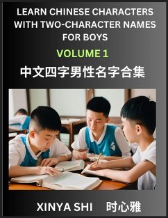 Learn Chinese Characters with Learn Four-character Names for Boys (Part 1) - Shi, Xinya