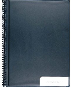 Cover Marschmappe hoch 10 Taschen schwarz