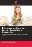 Estrutura do livro de texto - Conceitos e instruções