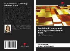 Decision Process and Strategy Formation in HEIs - Worma, Lucia;Oneide Sausen, Jorge