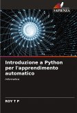 Introduzione a Python per l'apprendimento automatico
