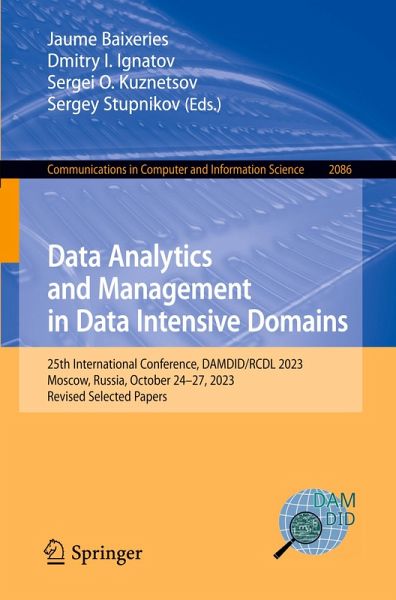 Data Analytics and Management in Data Intensive Domains Data Analytics and Management in Data Intensive Domains