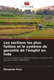 Les sections les plus faibles et le système de garantie de l'emploi en Inde