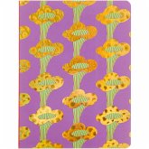 Notebook Shrooom, Pfifferlinge, violett, 14 x 19,5 cm, FSC MIX, 128 Seiten