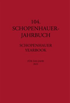 Cover 104. Schopenhauer Jahrbuch