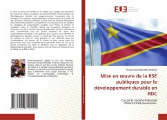 Mise en ¿uvre de la RSE publiques pour le développement durable en RDC - Muzusangabo Shahiza, Pascal