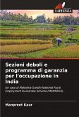 Sezioni deboli e programma di garanzia per l'occupazione in India