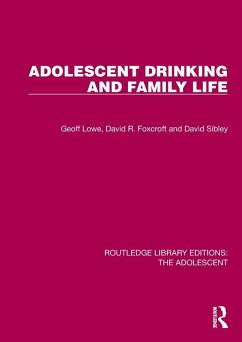 Cover Adolescent Drinking and Family Life