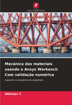 Mecânica dos materiais usando o Ansys Workench Com validação numérica - T., Abhinav