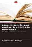 Approches récentes pour améliorer la solubilité des médicaments