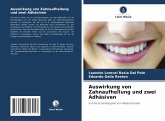 Auswirkung von Zahnaufhellung und zwei Adhäsiven