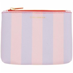 Cover Etui S, Streifen, rosa/flieder, 13 x 9,5 cm