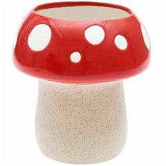 Cover Keramik Vase Fliegenpilz,Ø 14,5 cm, H 15 cm