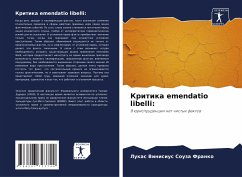 Kritika emendatio libelli: - Souza Franko, Lukas Vinisius