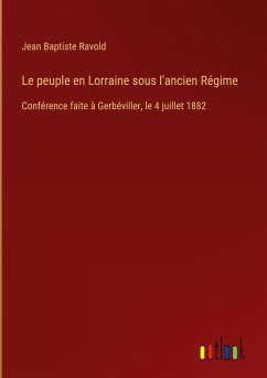 Le peuple en Lorraine sous l'ancien Régime