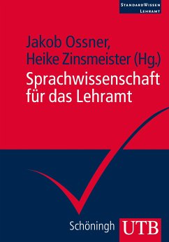 Sprachwissenschaft für das Lehramt (eBook, PDF)