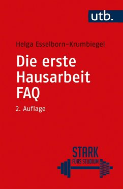 Die erste Hausarbeit - FAQ (eBook, PDF) - Esselborn-Krumbiegel, Helga