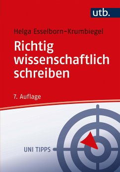 Richtig wissenschaftlich schreiben (eBook, PDF) - Esselborn-Krumbiegel, Helga