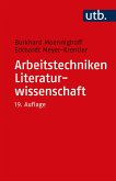 Arbeitstechniken Literaturwissenschaft (eBook, PDF)