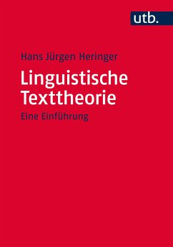 Linguistische Texttheorie (eBook, PDF) - Heringer, Hans Jürgen