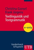 Textlinguistik und Textgrammatik (eBook, PDF)