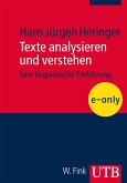 Texte analysieren und verstehen (eBook, PDF)