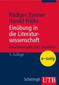 Cover Einübung in die Literaturwissenschaft (eBook, PDF)